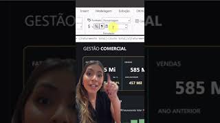 Formatando números no Power BI como percentual  powerbi [upl. by Gardell]