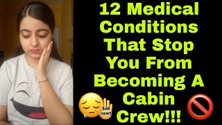 Medical Conditions That Stop You From Becoming A Cabin Crew  Takeoff With Samreen [upl. by Debarath807]