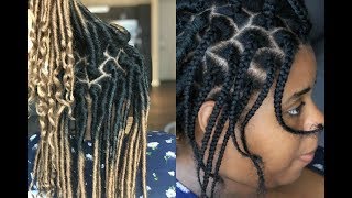 How To  Individual Crochet Goddess Locs Like A Pro  NO CORNROW [upl. by Emma]