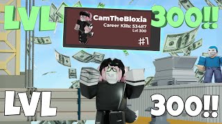 I HIT LEVEL 300 IN ARSENAL  ROBLOX ARSENAL [upl. by Munroe]