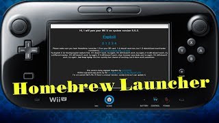 Wii U How To Access Homebrew Launcher on 552 [upl. by Ahmar]