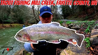 Trout Fishing West Virginias Mill Creek Fayette County [upl. by Akela]