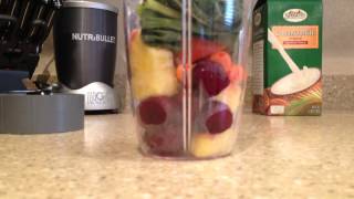 DELICIOUS Nutribullet Nutri Blast Breakfast Fruit Smoothie 3 Nutri Bullet at Home [upl. by Nesrac]