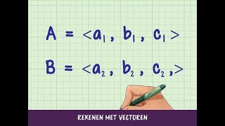 Rekenen met vectoren [upl. by Einoj]