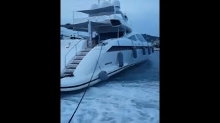 Brutal yacht crash compilation video [upl. by Akerahs]