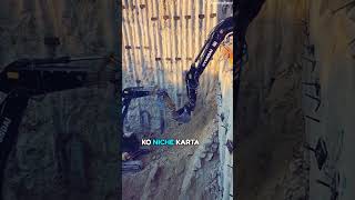 Excavator men uses their brain  shorts youtubeshorts facts jcbconstruction [upl. by Anrahc]