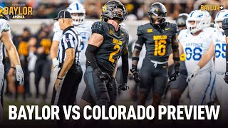 Previewing Baylors Big 12 Opener vs Colorado Inside Baylor Sports  Ep 214 [upl. by Reteip]