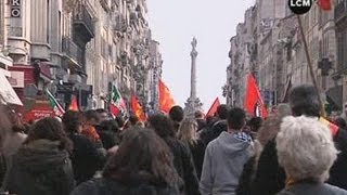 Marseille manif contre la venue de Marine Le Pen [upl. by Laraine]