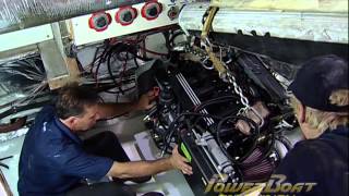 How to Repower 1984 Bayliner 3870 Diesel Engine Part 2  PowerBoat TV [upl. by Hellene266]