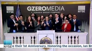 GZERO Media rings the NYSE Opening Bell [upl. by Aenotna]