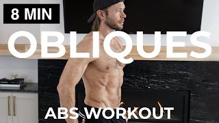 8 MIN OBLIQUES WORKOUT  OBLIQUE WORKOUT  OBLIQUE ABS WORKOUT [upl. by Swetiana]