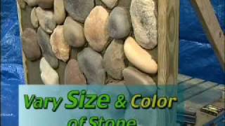 Trilite Stone River Stone Installation [upl. by Ahsatsana]