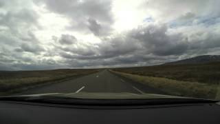 GoPro driving timelapse from Akureyri to Reykjavik in Iceland [upl. by Akemihs150]