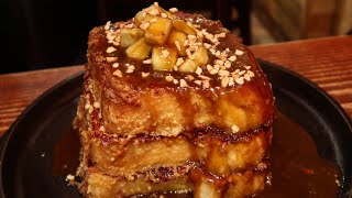 How To Make Apple Cobbler French Toast [upl. by Alded]