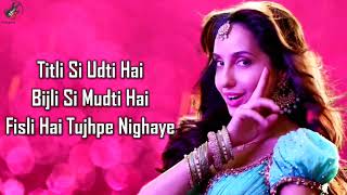 Zaalima Coca Cola LYRICS  Nora Fatehi  Tanishk Bagchi  Shreya Ghoshal  Vayu [upl. by Aleekahs920]