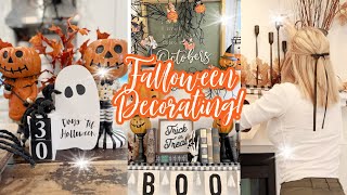 👻 2024 HALLOWEEN DECORATE WITH ME  FALLOWEEN DECORATING IDEAS  2024 HALLOWEEN COUNTDOWN [upl. by Lledniuq]