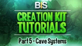 Skyrim Creation Kit Tutorials  Episode 5 Creating Cave Systems [upl. by Adnawat]