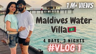 Maldives Tour Plan 4 Days 3 Nights at Water Villa Adaaran Club Rannalhi maldivestrip [upl. by Aseena]