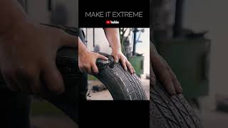 Cutting tire with oscillating multi tool [upl. by Bekelja62]