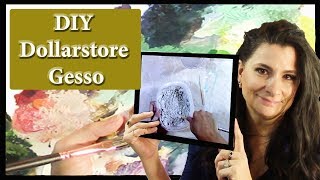 Diy Dollarstore Gesso [upl. by Frum]