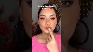 Do you overline your lips 😱lipstickhacks lipstick amazinghacks usefullhacks youtubeshorts [upl. by Stanley759]