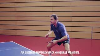 Butterfly AMICUS Tischtennis Roboter Tutorial Deutsch [upl. by Fortunio]