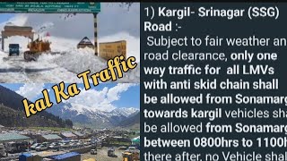 Zojila Update Traffic Advisory for Tomorrows 6May 2024 zojiaupdate [upl. by Hawley]