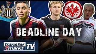 Deadline DayTicker 4 Almirón zu Newcastle  SGE stärkt Defensive  TRANSFERMARKT [upl. by Bergren]