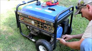 Generator Repair  Troubleshooting  Runs But No Power [upl. by Nirahs]