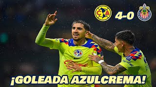 AMÉRICA GOLEA A CHIVAS EN EL CLASICO NACIONAL LIGA MX APERTURA 2023 JORNADA 8  EN ZONA FUT [upl. by Refinaj]