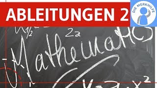 Ableitungsregeln 2  Produktregel Quotienten Kettenregel  Beispiele einfach erklärt  Analysis [upl. by Aksel]