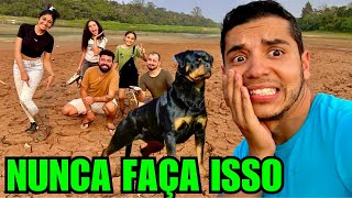 TODO mundo ficou ATOLADO na LAMA e um ROTTWEILER me atacou  BNVLOGS [upl. by Lurie950]