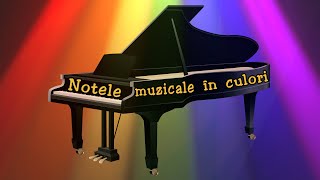 Ce culoare au notele muzicale Curcubeul muzical  Educație muzicală  Muzică și mișcare [upl. by Inanaup]