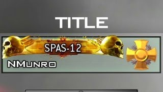 MW2 SPAS12 Master  1000 Headshots With the SPAS [upl. by Cioban709]