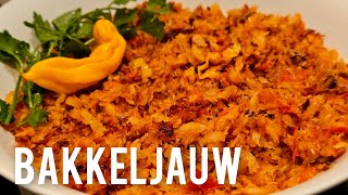 bakkeljauw maken Surinaamse gezouten visSurinamese cod fish recipe [upl. by Philomena]