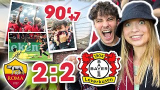 Ich erfülle seinen TRAUM ✨ Stadionvlog Bayer 04 Leverkusen vs AS Roma  Europa League Halbfinale⚽️ [upl. by Fritzsche22]