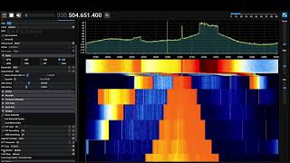 Playing with a SDR and Fobos SDR DVBT2 UHF band [upl. by Siegler]