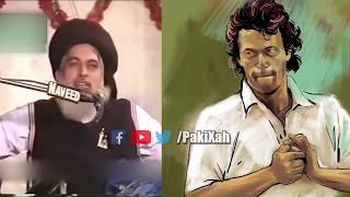 Maulana Khadim Rizvi vs Imran Khan  PakiXah [upl. by Yetti]