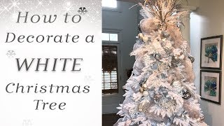 How to Decorate a White Christmas Tree [upl. by Anastassia]