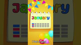 Birthday Song for Kids January  Happy Birthday January Babies and Children by Patty Shukla short [upl. by Gayl18]