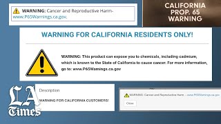 Youve seen the warnings But does Prop 65 actually keep you safe [upl. by Vanna106]