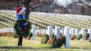 Wreaths Across America Day 2023 at Arlington National Cemetery [upl. by Marasco]