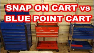 SNAP ON vs BLUE POINT TOOL ROLL CARTS KRSC326 review  mods [upl. by Dorion]