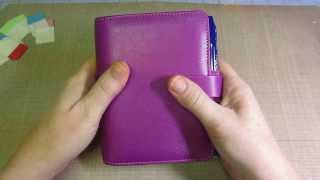 Pocket Saffiano Filofax [upl. by Arsi756]