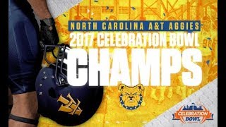 2017 NC AampT AGGIE FOOTBALL SEASON HIGHLIGHT [upl. by Nileuqaj]