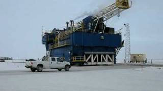 Nabors Oil Rig Move [upl. by Anecusa]