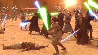 Geonosis Arena Jedi Rescue Battle 4K HDR  Star Wars Attack of the Clones [upl. by Caton]