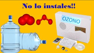 Motivos para no instalar el generador de ozono en tu planta purificadora [upl. by Dey202]