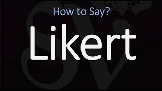 How to Pronounce Likert CORRECTLY [upl. by Nurse]