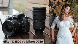 Which is Better Nikon D750 or Nikon D5500 [upl. by Haukom273]